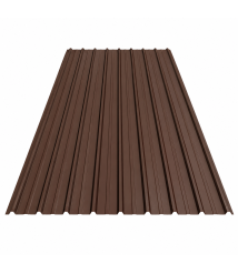Tabla cutata vopsita 0.25 x 910 x 2000 mm, 10mm inaltime cuta (Maro RAL 8017)